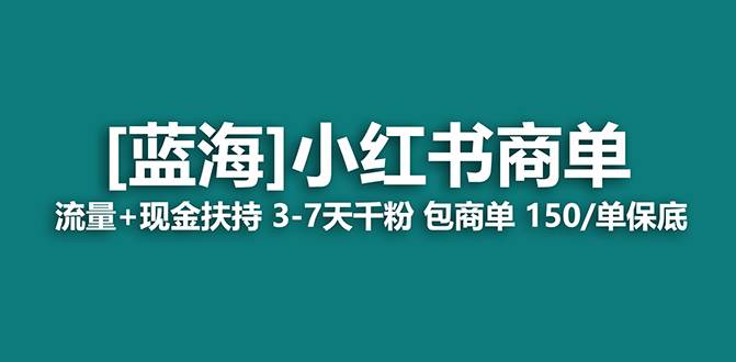 【蓝海项目】小红书商单！长期稳定 7天变现 商单一口价包分配 轻松月入过万-六道网创